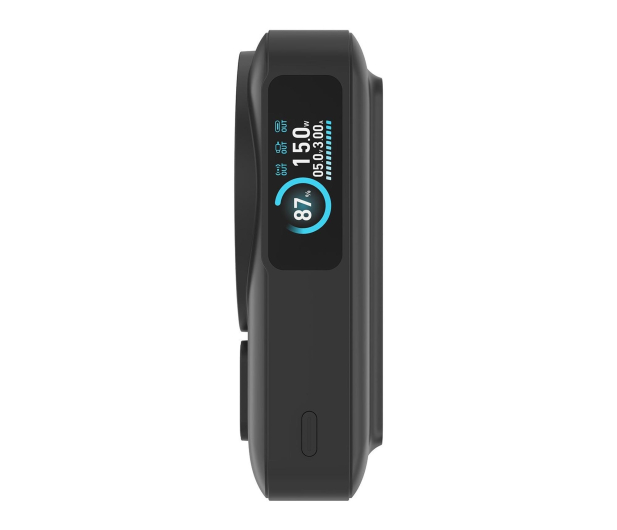 Mobile Origin 10000 mAh Qi2 TFT Display Semi-solid PB19 USB-C Cable Black - 1537914 - zdjęcie 3